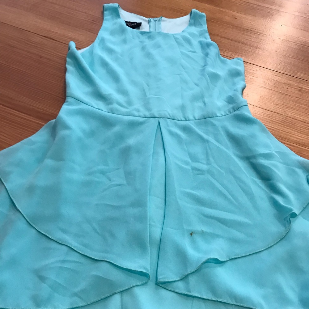 Blue dress
